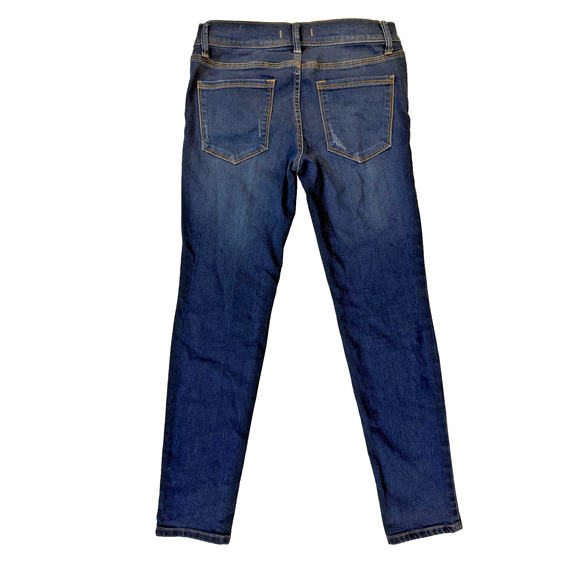 FREE PEOPLE Jeans Womens 26 Dark Wash Skinny Stretch Denim RARE 2010 Canvas Tag - Picture 3 of 7
